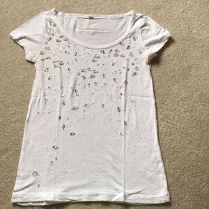 Jcrew bead tee